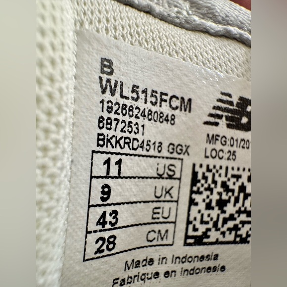 New Women's 515 New Balance Gray, Rose Gold, Light Purple Shoes Sneakers - US 11 - Picture 11 of 16